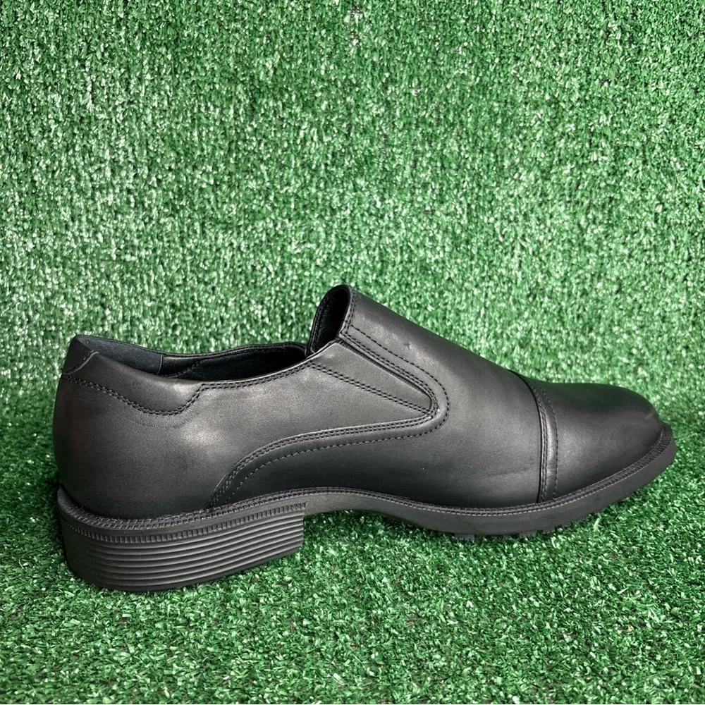 Shoes For Crews‎ “Statesman” Cap Toe Slip On Oxfords Mens Size 12 - NEW